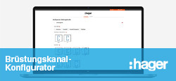 Hager Brüstungskanal Konfigurator